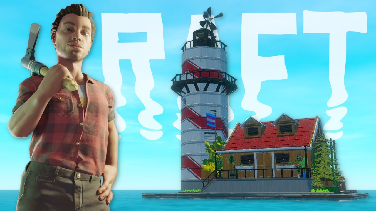 The PERFECT Easy Raft Design | Lighthouse Build Tutorial