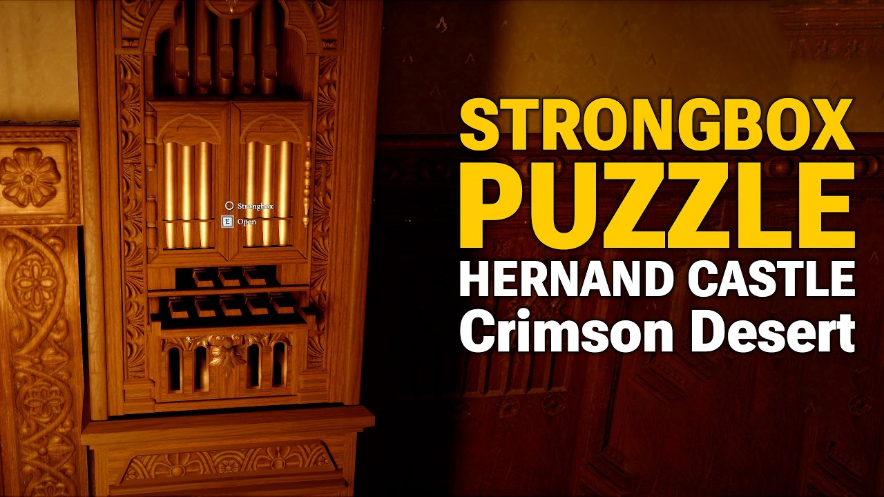 Video Strongbox Puzzle in Hernand Castle