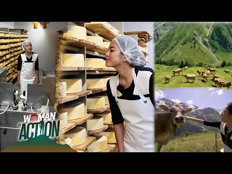 CHEESE LOVERS!! Here's how Swiss cheese is made in an Alpine farm