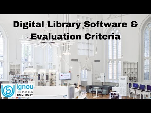 Digital Library Software and Evaluation Criteria By Prof A R D Prasad