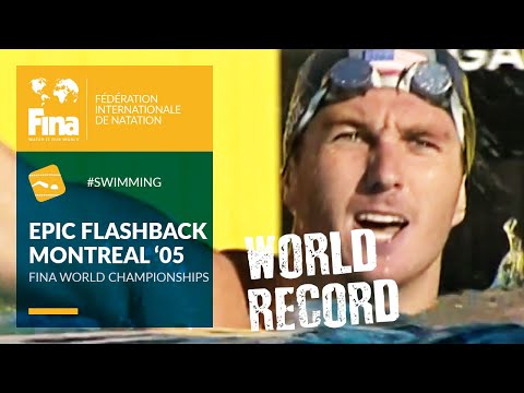 Плавание Aaron Peirsol's World Record at Montreal 2005 | FINA World Championships