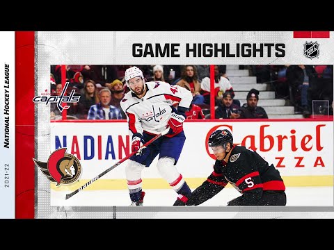 Capitals @ Senators 10/25/21 | NHL Highlights