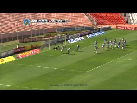 Rolle al travesaño. Godoy Cruz 0 Arsenal 0. Final 2014. Fecha 9. Fútbol Para Todos.