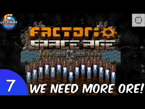 Factorio Space Age - Episode 7 - Iron Ore Outpost & Train Station