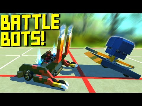 We Search "Battlebots" on the Workshop and Battled Them!  - Scrap Mechanic Workshop Hunters