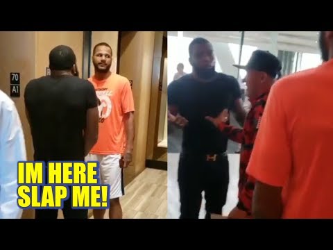 (OH MAYNE!) Brooklyn's Denis Douglin Runs Up On Anthony Dirrell In Hotel Lobby