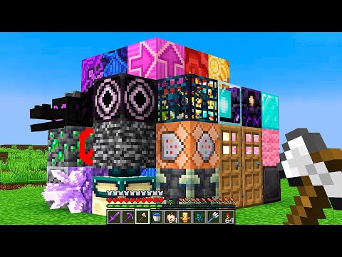 FIZ UMA CASA DE BLOCOS RAROS DO MINECRAFT