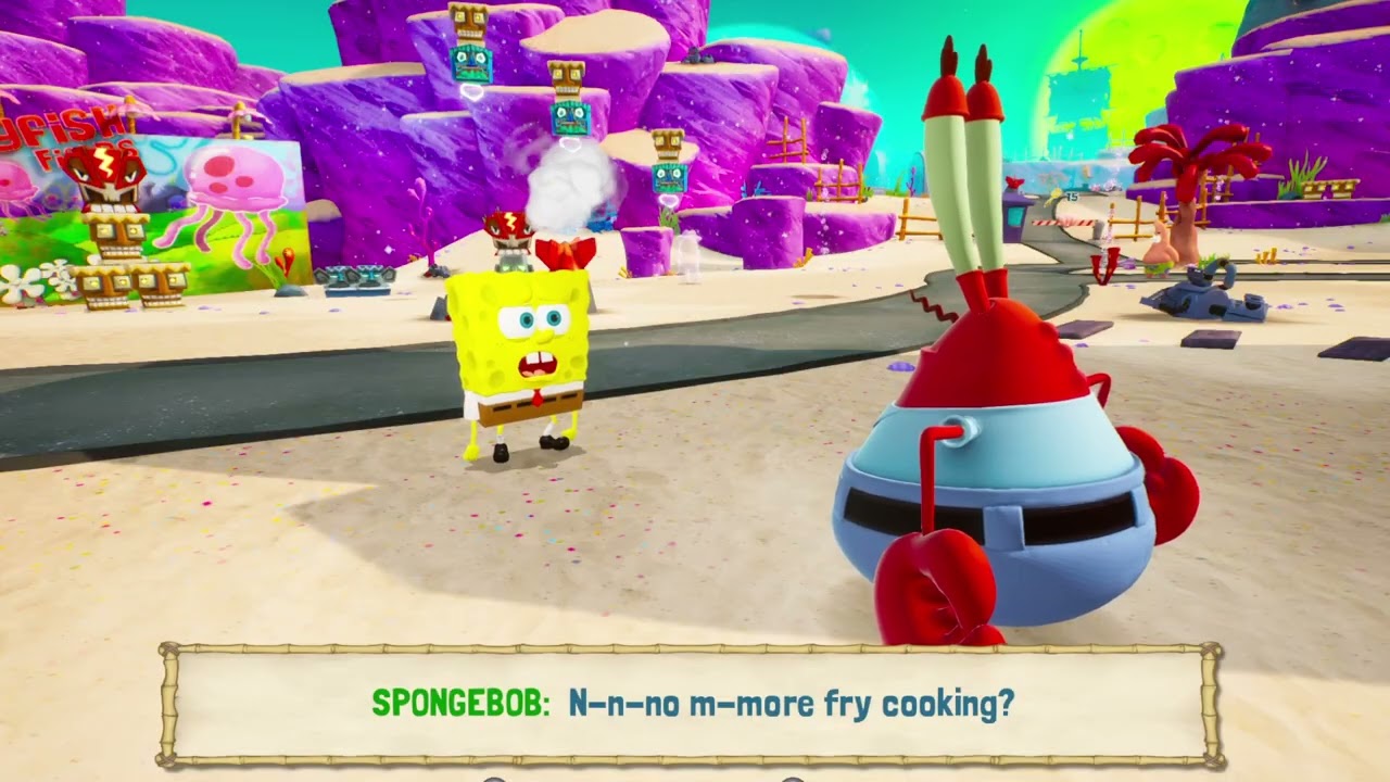 Spongebob Squarepants: Battle for Bikini Bottom - Rehydrated - Mr Krabs AI Voice Replacement Mod