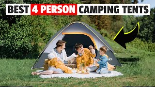 Best 4 Person Camping Tents of 2025 – Top Picks for Comfort, Setup & Durability