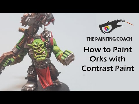 How to Paint Orks with Contrast Paint Fast
