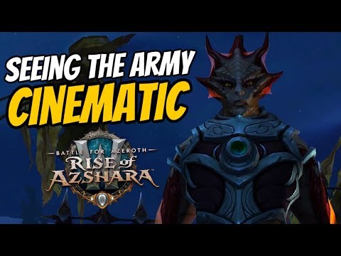 Nazjatar Seeing the Army Cinematic - Alliance | WoW Patch 8.2 Rise of Azshara | World of Warcraft