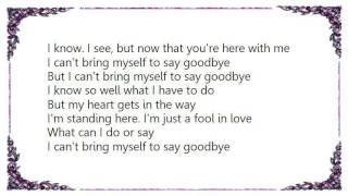 Badfinger - To Say Goodbye Lyrics