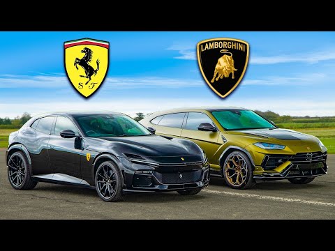 Ferrari Purosangue vs Lamborghini Urus: ARRANCONES