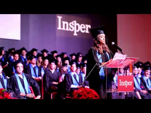 Homenagem aos pais 25ª Cerimônia de Formatura do Insper - Maria Fernanda Musa Jendiroba