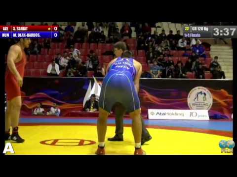 GGP2013 / SARIAT Sabahi (AZE) - DEAK-BARDOS Mihaly (HUN) - GR 120 kg 1/4 final match