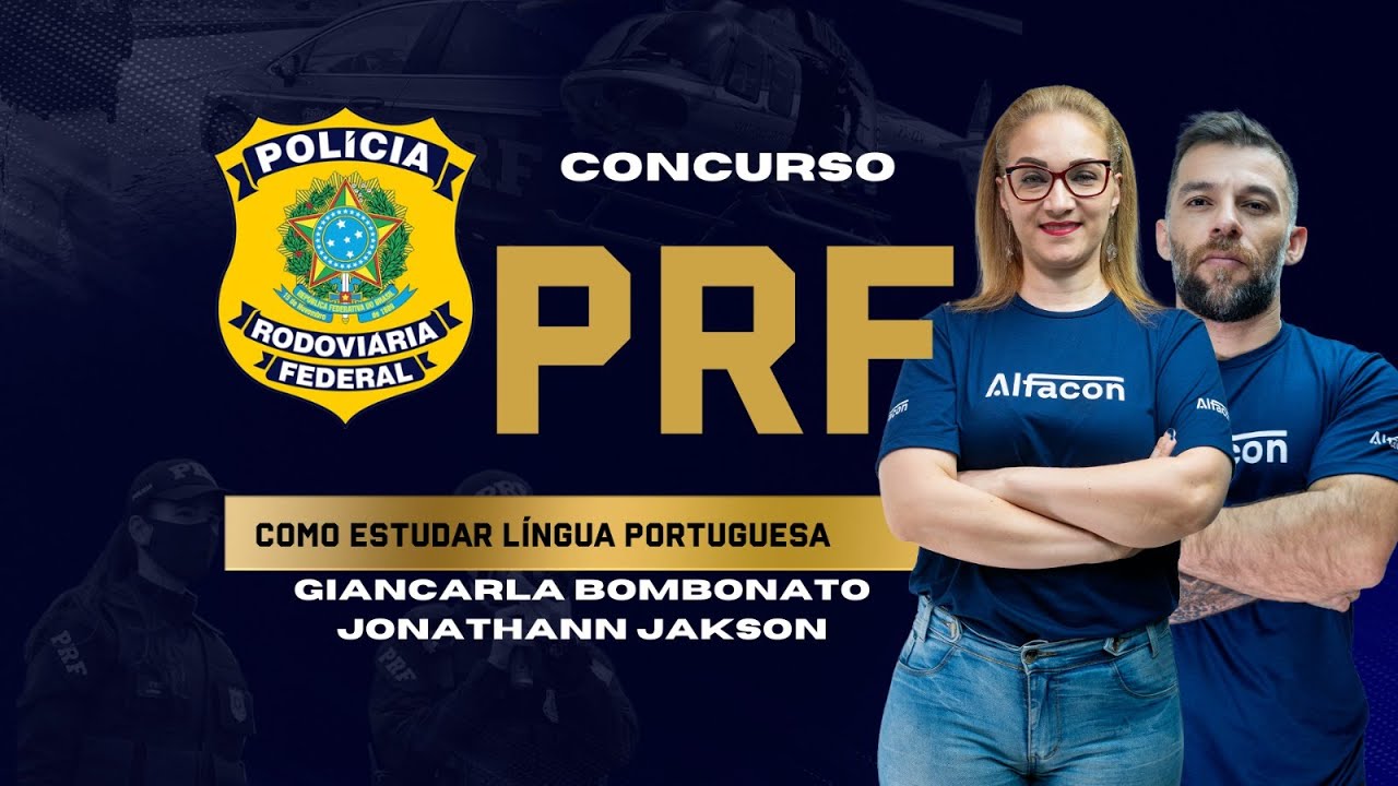 Plano de Estudos concurso PRF: Como estudar Língua Portuguesa Giancarla e Jonathann Jakson 📱