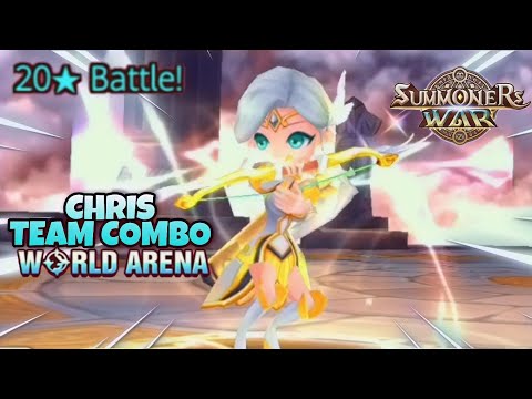 Chris Team Combo in World Arena Ep. 3 - Summoners War