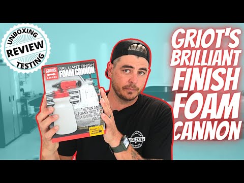 Griots Brilliant Finish Foam Cannon Unboxing and Review