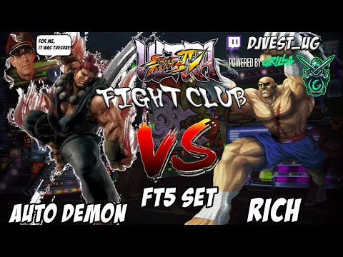 USF4 Fight Club Exhibition Series - Auto Demon VS Rich FT5 Set