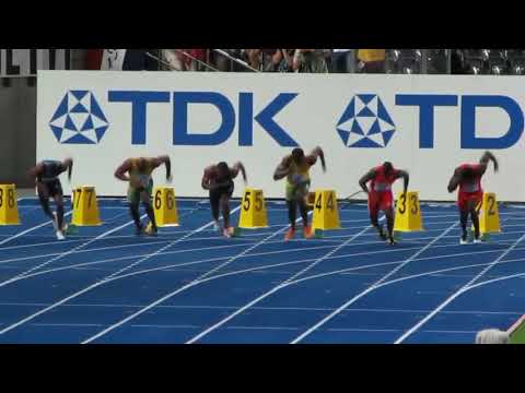 2009/8/16 ベルリン世界陸上 男子100m決勝 ウサインボルト 9”58 (+0.9) 世界新記録