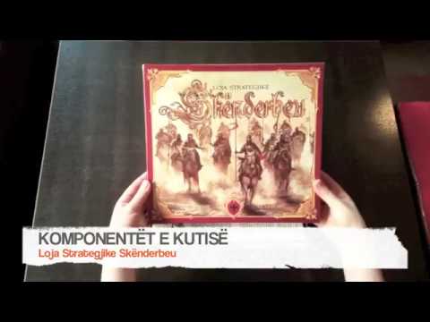 Komponentët e kutisë së lojës strategjike "Skënderbeu" (Components of the game)
