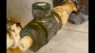 How to Loosen Rusted Lock Tight Faucet Supply Nut