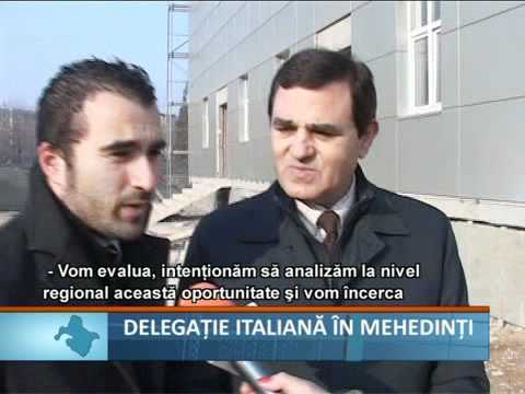 Delegatie italiana in Mehedinti