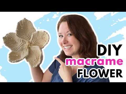 How To Make a DIY Fall Macrame Flower Wreath