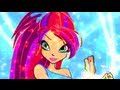 Winx Club Sirenix 2D Transformation Compilation ...