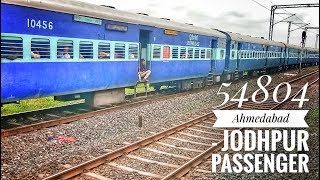 preview picture of video '#16798R (ABR) WDM-3A Hauled 54804 Ahmedabad - Jodhpur Passenger'