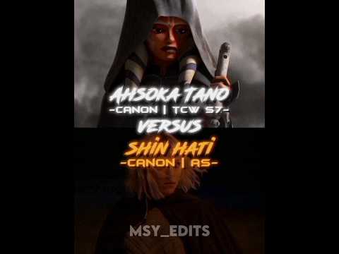 Ahsoka Tano vs Shin Hati