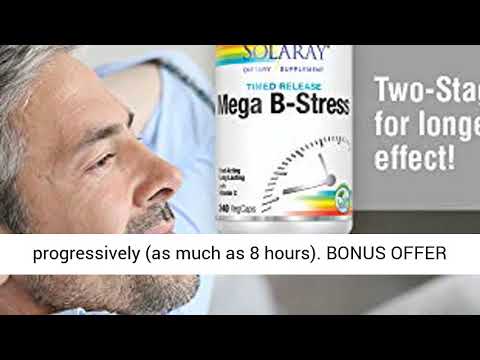 Solaray® Mega Vitamin B-Stress, Two-Stage Timed-Release Specially Formulated With B Complex