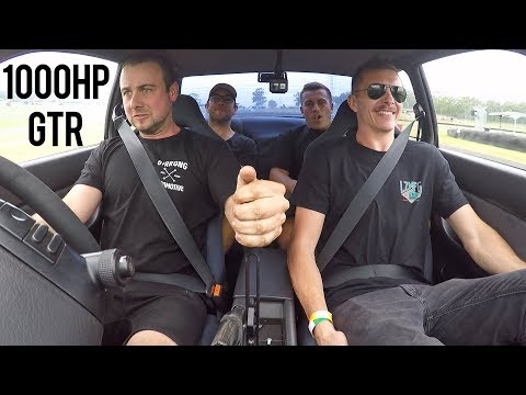 1000hp R32 GTR Reaction! - SEQUENTIAL GEARBOX!