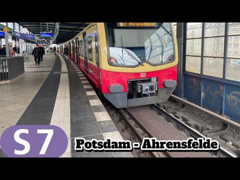 Berlin S-Bahn announcements S7 Potsdam Hbf - Ahrensfelde on line 481