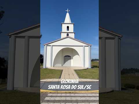 Igreja católica da comunidade de Glorinha em Santa Rosa do Sul/SC #igrejas #brasil #brazil #papa