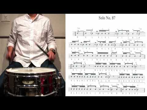 C.Wilcoxon solo 87 スネアルーディメンツ