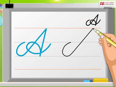 Cursive Writing | Capital Letter ‘A’ | Macmillan Education India