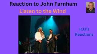 Reaction to John Farnham - Listen to the Wind