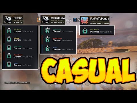 SUPER SWEATY DIAMOND PLAYS CASUAL - Rainbow Six Siege