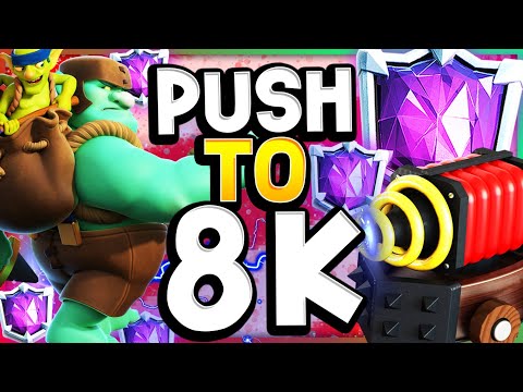 TOP 100 LADDER PUSH to 8000 TROPHIES with SPARKY! - CLASH ROYALE
