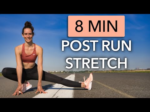 8 MIN POST RUN STRETCH FOLLOW ALONG