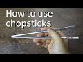 How To Use Chopsticks Chopsticks Using Korean Chopsticks