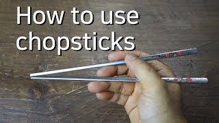 How to use chopsticks, Chopsticks, Using Korean chopsticks