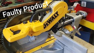 Dewalt DWS780 miter saws need recalled, 5 brand new faulty saws. High Price, low quality rubbish.