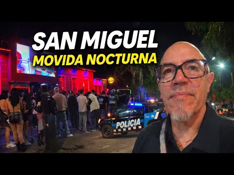 SAN MIGUEL Bs As te muestro la movida nocturna sobre la calle Tribulato 