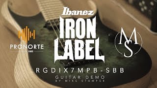 Video thumbnail for Ibanez RGDIX7MPB-SBB Iron Label DEMO by Mike Stamper | Pronorte Sonido by Mike Stamper