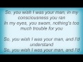 Tindersticks - I Was Your Man Lyrics