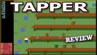 Tapper - on the Atari 2600 - with Commentary !!