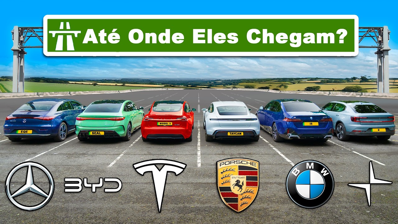 Dirigi esses NOVOS carros elétricos até morrerem!