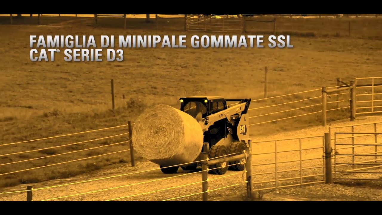 Minipala gommata SSL Cat® serie D3 | Caratteristiche e vantaggi